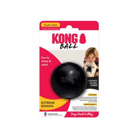 KNG-18114 - KONG EXTREME BALL SMALL PELOTA NEGRA 1